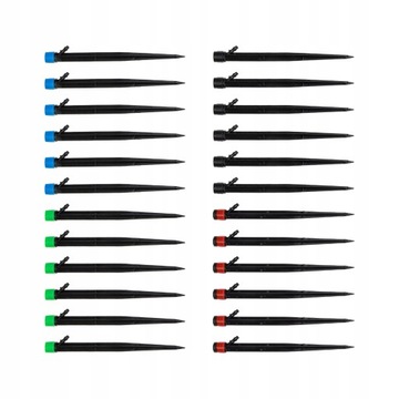 24pcs kroplowe irygacyjne regulowane przepływ