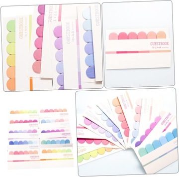 10 Sztuk Naklejki Znacznikowe Naklejki Indeksowe Samoprzylepne Flagi Stron