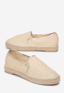 Beżowe Espadryle 37