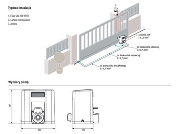 Zestaw Somfy Elixo 500 230V Comfort Pack+ (1216450