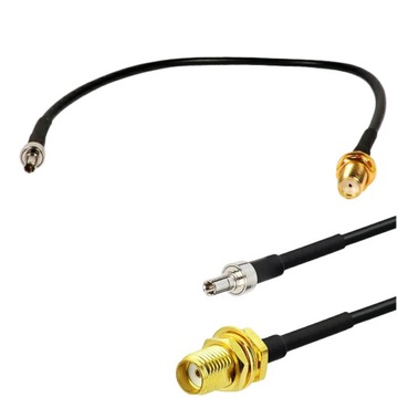 KONEKTOR ANTENOWY SMA/CRC9 15CM KABEL PRZEDŁUŻACZ ANTEN WIFI GSM FAST