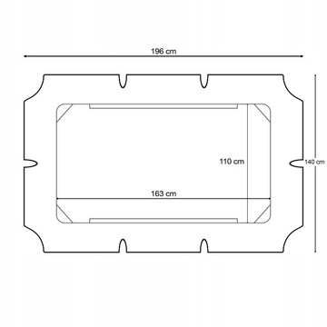 КРЫШКА ДЛЯ САДОВОЙ КАЧЕСТВЕННОЙ КРЫШИ GG 163 x 110 см