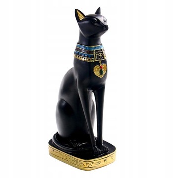 Egipski kot figurka statua dekoracja bogini Bastet