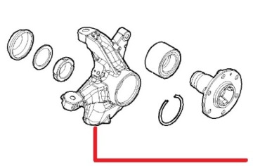 КУЛАК ПЕРЕДНИЙ ЛЕВЫЙ IVECO DAILY 35s 2014-