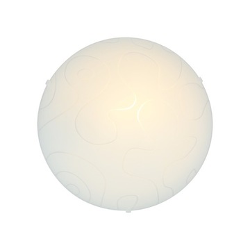 Plafon biały szklany sufitowy Malibu 13-84074