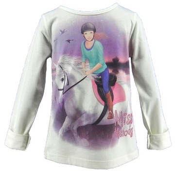 MISS MELODY bluzka konie ORYG PROMOCJA 128 134