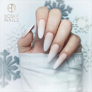 BOSKA NAILS TOP MILKY молочный гибридный лак