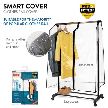 Чехол Tatkraft Smart Cover на вешалку для одежды, 120х90х60 см