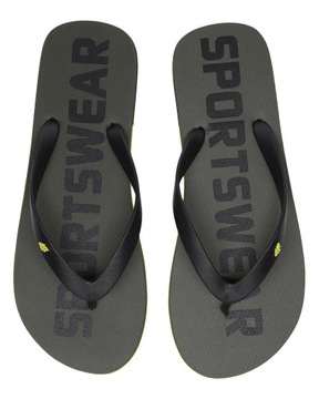 4F МУЖСКИЕ ШЛЕПОНЫ ШЛЕПАНЦЫ KLM006 41 ХАКИ