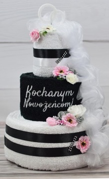 Торт с 6 полотенцами ПОДАРОК ​​на годовщину свадьбы, день рождения