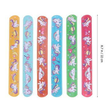 24 шт. БРАСЛЕТ ЕДИНОРОГА ДЕКОРАТИВНЫЕ ЛЕНТЫ БРАСЛЕТ ПВХ ДЛЯ БИ ПОДАРКОВ