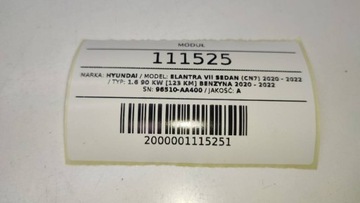 MODUL 96510-AA400 HYUNDAI ELANTRA VII 2021 EVROPA