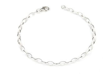 PIĘKNA SREBRNA BRANSOLETKA ROLO 3,5MM 22CM ! !