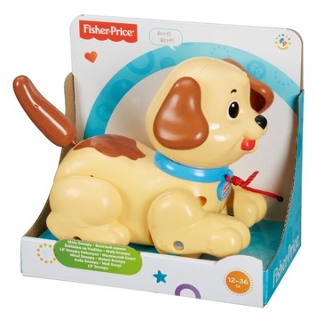 FISHER PRICE MAŁY PIESEK SNOOPY PSIAK DO CIĄGANIA