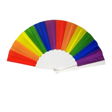 WENTYLATOR RĘCZNY SKŁADANY WENTYLATORY RAINBOW Pride