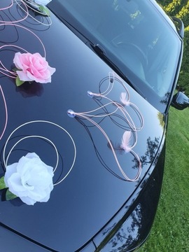 Украшение автомобиля КРАСИВЫЙ НАБОР Бантики-розочки!