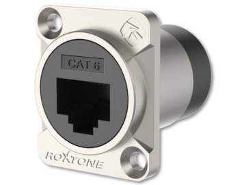 GNIAZDO RJ45 KAT.6 ROXTONE RAE8FD-C6 CAT.6 ZŁĄCZE PANELOWE D