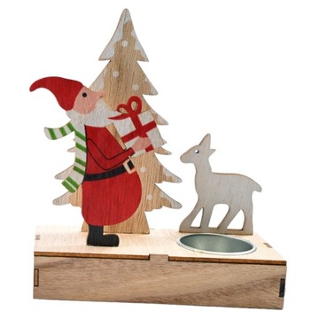 РОЖДЕСТВЕНСКИЕ УКРАШЕНИЯ ДЕРЕВЯННАЯ ПОДСТАВКА ДЛЯ ПОДСВЕТКИ РАЗЛИЧНЫЕ ДИЗАЙНЫ