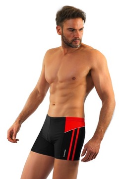 Удобные мужские плавки Sesto Senso 384 шорты-боксеры для бассейна, черные, XL