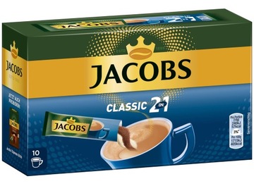 Jacobs Kawa w saszetkach 2 in 1 / 10 x14 g. DE