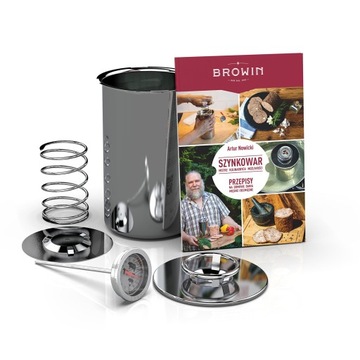 Ветчинница 1,5 кг кастрюля из нержавеющей стали для мясного ассорти Browin