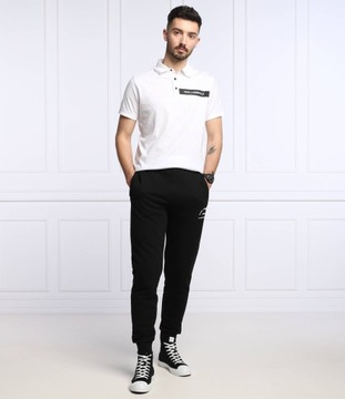 Поло KARL LAGERFELD | Regular Fit белый