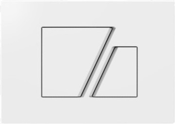 SANIT туалетный набор скрытого монтажа, низкая рама, 82см, 6в1, белый