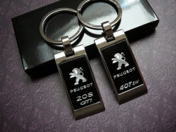 БРЕЛОК PEUGEOT + брелок с гравировкой