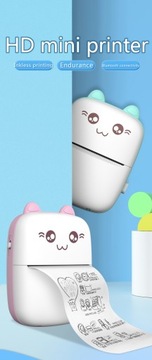 Беспроводной портативный принтер этикеток, мини