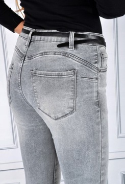 Damskie Spodnie Jeansy Push-Up Wyszczuplające jean