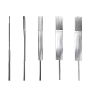 ЧЕРНЫЙ ПТНИЦ | Игла для татуировки | 18РС | 0,35 мм | МТ | Блистер 5 шт | Стерильный