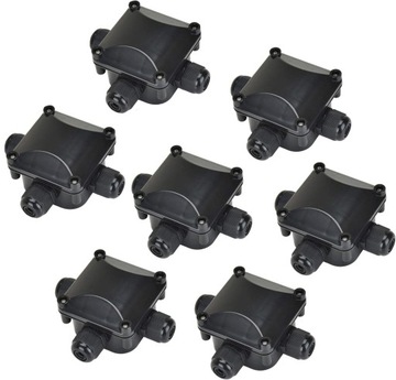 8 ШТ. ВОДОНЕПРОНИЦАЕМАЯ РАСПРЕДЕЛИТЕЛЬНАЯ КОРОБКА ДЛЯ КАБЕЛЯ ЗАЗЕМЛЕНИЯ