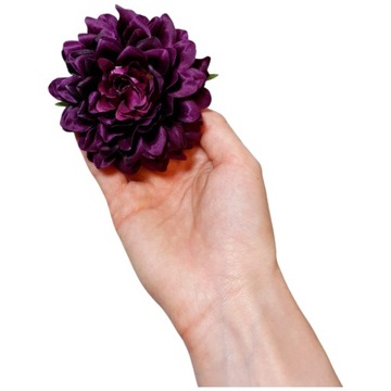 Головка продукта искусственные цветы Красивая цинния DALIA Blue для центральных украшений