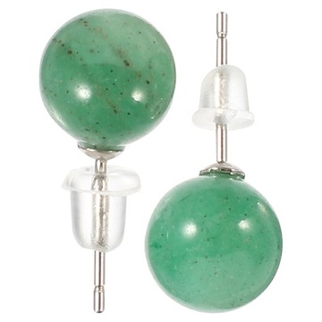 KOLCZYKI JADE KOŁA ZWISZĄ NATURALNY WKRĘT