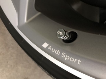 АЛЮМИНИЕВАЯ НАКЛЕЙКА AUDI SPORT ТОЛЬКО ОРИГИНАЛЬНАЯ HI-TEMP 8 ЛЕТ