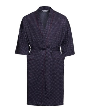 Kimono - cienki szlafrok Revise RE-515 Granatowy - M/L