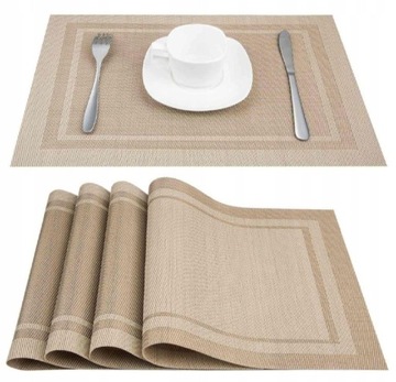 PODKŁADKA KUCHENNA MATA pod talerze 30x45 LATTE