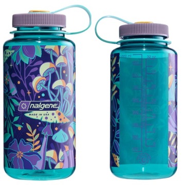 BUTELKA BIDON NA WODĘ NALGENE WM SUSTAIN 1L 1000ml Botanical Mushrooms