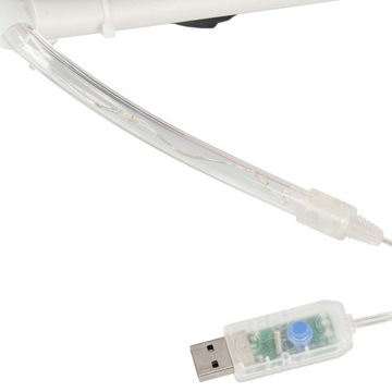 ДЕД МОРОЗ НА ЛЕСТНИЦЕ LED ЛАМПЫ XXL 90см