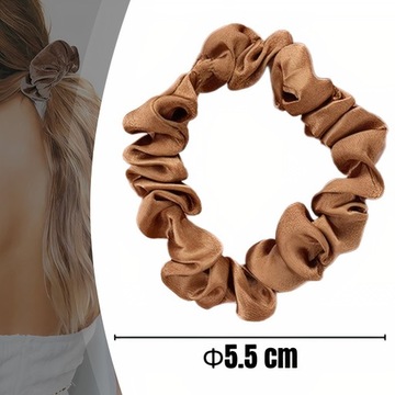 GUMKI DO WŁOSÓW MINI SCRUNCHIES 6 SZT GUMKA ZESTAW FROTKI KUCYKI MODNE