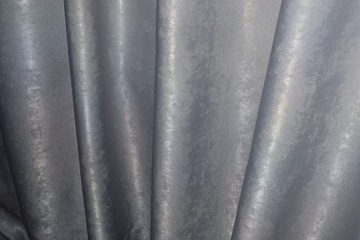Zasłona280 AKSAMIT SREBRO welur ZAMSZ BLACKOUT 90%