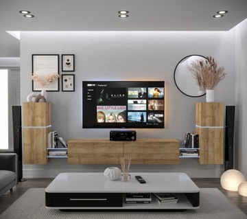 Meblościanka Nowoczesna Salon Meble N104 1B