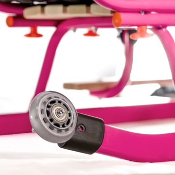 Традиционные металлические сани - ремни безопасности - 3 в 1