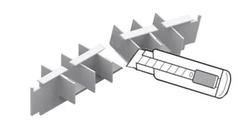 Соединитель ПВХ для белого потолочного карниза