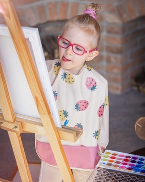 ФАРТУК PETITE&MARS BEN BIB С РУКАВАМИ И КАРМАНОМ Для кормления BLW