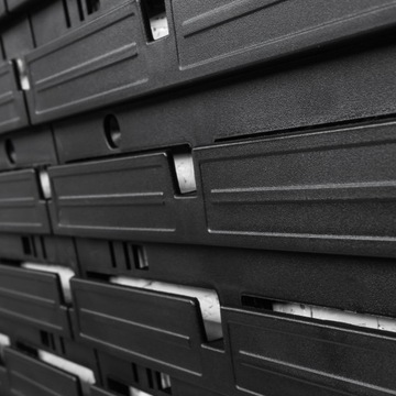 Настенная доска для инструментов для гаража + 74 лотка