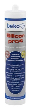 Silikon Beko 0,31 ml jasny buk
