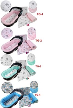 ДВОЙНАЯ вставка в люльку и большое ОДЕЯЛО с ПОДУШКОЙ