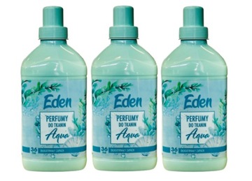 3 x Perfumy do tkanin Eden Aqua 720ml długotrwały zapach