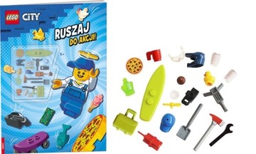 Lego CITY - RUSZAJ DO AKCJI + KLOCKI + GADŻETY